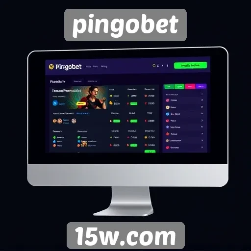 Interface do usuário do Pingobet é intuitiva e moderna